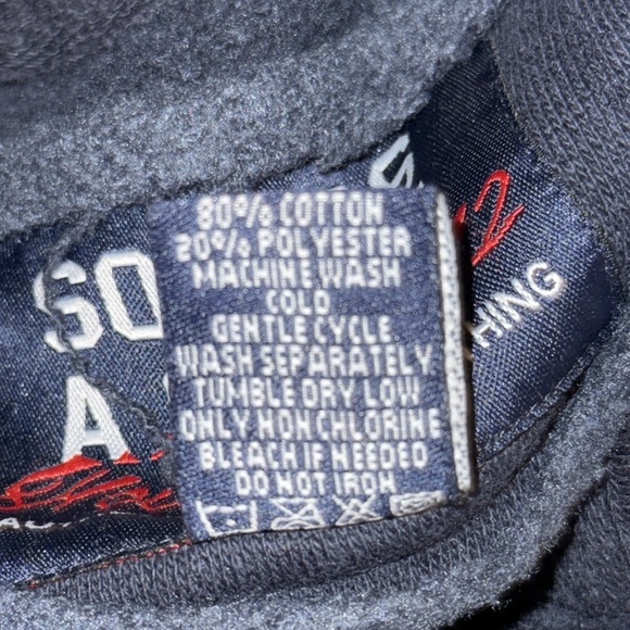 Martha’s Vineyard Embroidered Zip Up Mock Neck Sweatshirt SZ Medium - Picture 8 of 8